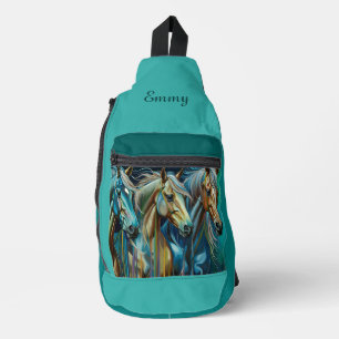 Bandolera Trío de caballos - Amantes de caballos