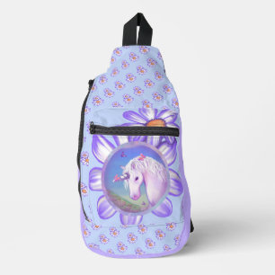 Bandolera Un paraíso morado
