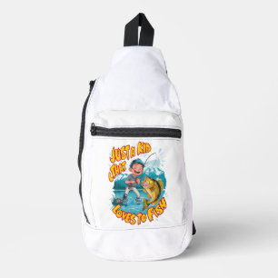 Bandolera Una pasión de los niños por la pesca