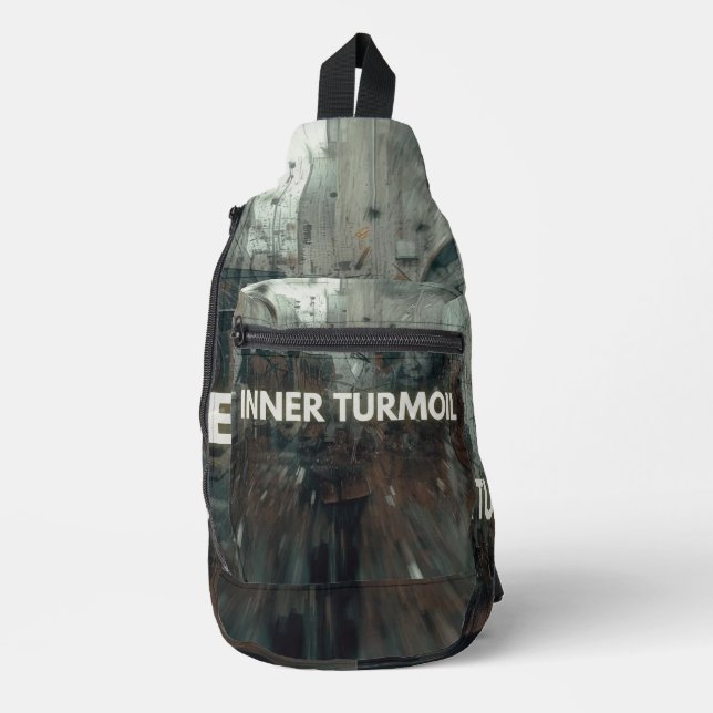 Bandolera Underground Crossbody Bag Streetwear Chaos (Anverso)