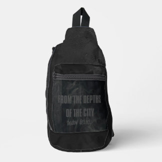Bandolera Underground Streetwear Backpack Black Dark bag