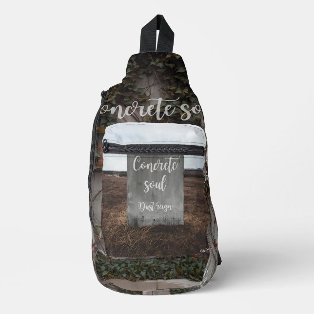 Bandolera Underground Streetwear Crossbody Bag Concrete (Anverso)