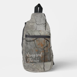 Bandolera Underground Streetwear Crossbody Bag Concrete