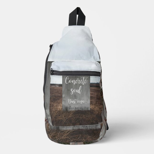 Bandolera Underground Streetwear Crossbody Bag Concrete (Anverso)