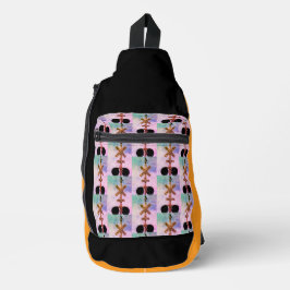 Bandolera Urban Rustic Cityscape Watching Print Cut Sew Bag