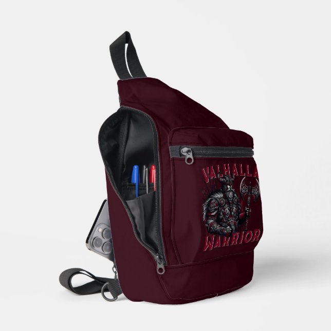 Bandolera Valhalla Warrior Sling Bag (Abierto)