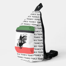 Venecia Gondola Bridges Design Sling Bag