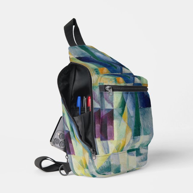 Bandolera Ventana simultánea 1912 de Robert Delaunay (Abierto)