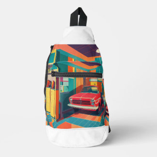 Bandolera "Vibes retro garage"