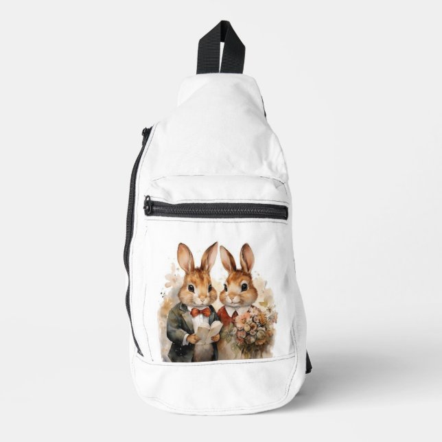 Bandolera Vintage Bunny Sling Bag (Anverso)