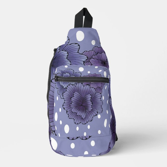 Bandolera Violet Whimsy Sling Bag  (Anverso)