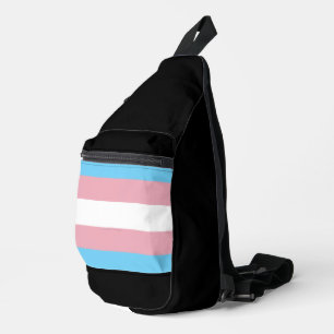 Bandolera Visibilidad de la bandera del orgullo transgénero 