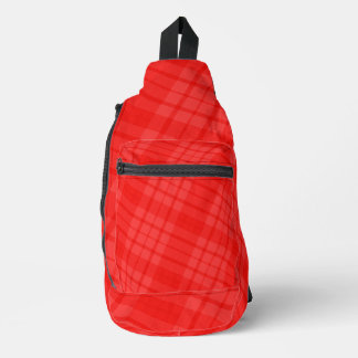 Bandolera Vivid Red Plaid