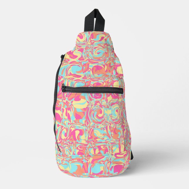 Bandolera Vivid Swirls (Anverso)