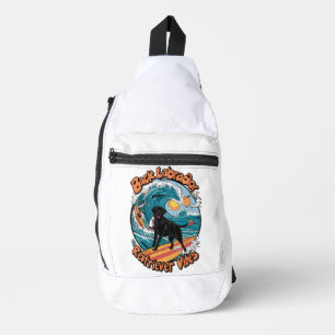 Bandolera Wave Rider Black Labrador Retriever Pup