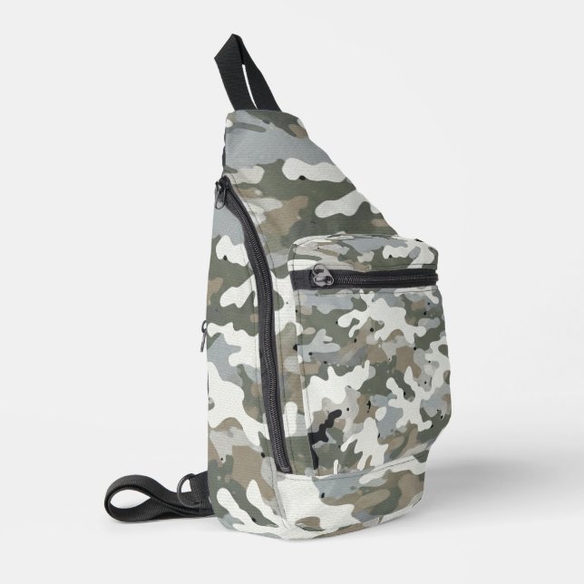 Bandolera Winter Military Camouflage Pattern (Esquina izquierda)