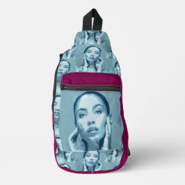 Bandolera "Woman in Blue" Premium Canvas 