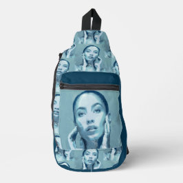 Bandolera "Woman in Blue" Premium Canvas 