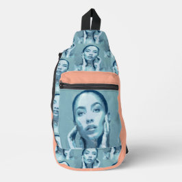 Bandolera "Woman in Blue" Premium Canvas 