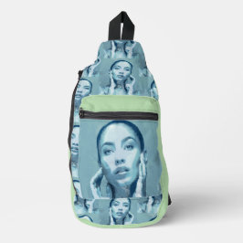 Bandolera "Woman in Blue" Premium Canvas 