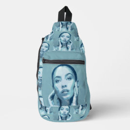 Bandolera "Woman in Blue" Premium Canvas 