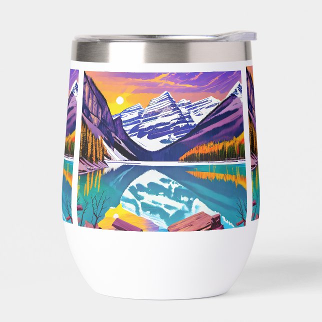 Banff National Park Retro Poster Art (Izquierdo)