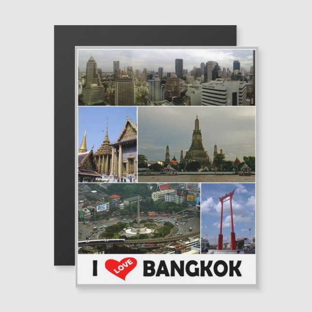 Bangkok - I Love - Tailandia - (Anverso/Reverso)