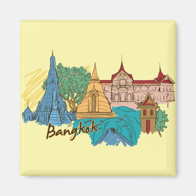 Bangkok, Tailandia, el famoso imán de la ciudad (Frente)