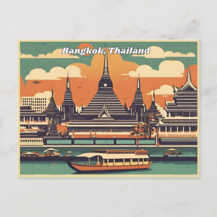 Bangkok, tarjeta postal de Tailandia