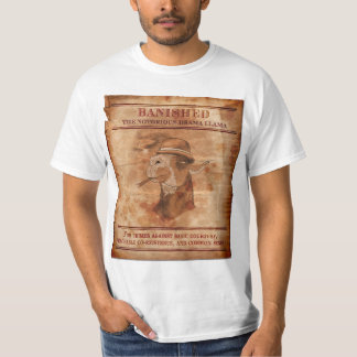 Banish la llama del drama - camiseta del valor (el