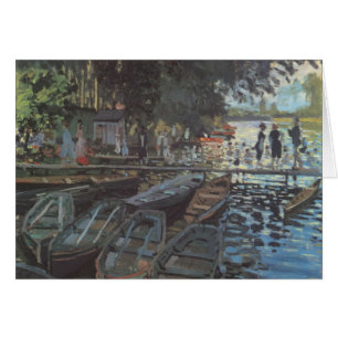 Bañistas en La Grenouillère de Claude Monet