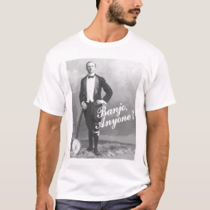 ¿Banjo cualquier persona? La camiseta de manga