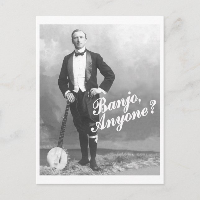 Banjo Cualquiera postal (Anverso)