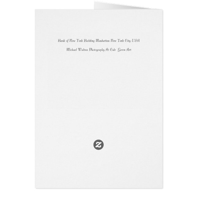 Bank of New York Building Manhattan New York (Atrás)