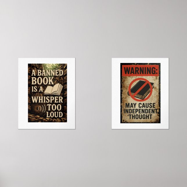 Banned book art set (Anverso)