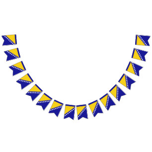 Banner de amarre de bandera de Bosnia y Herzegovin