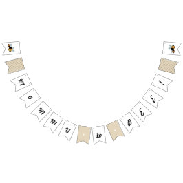 Banner de Baby Shower "Mami to Bee" - Bandera de B