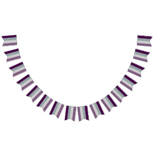 Banner de bandera asexual de connivencia con Fiest