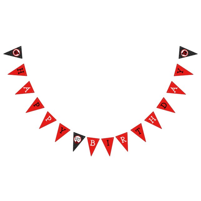 Banner de bandera de Bunting de cumpleaños feliz d (Todo)