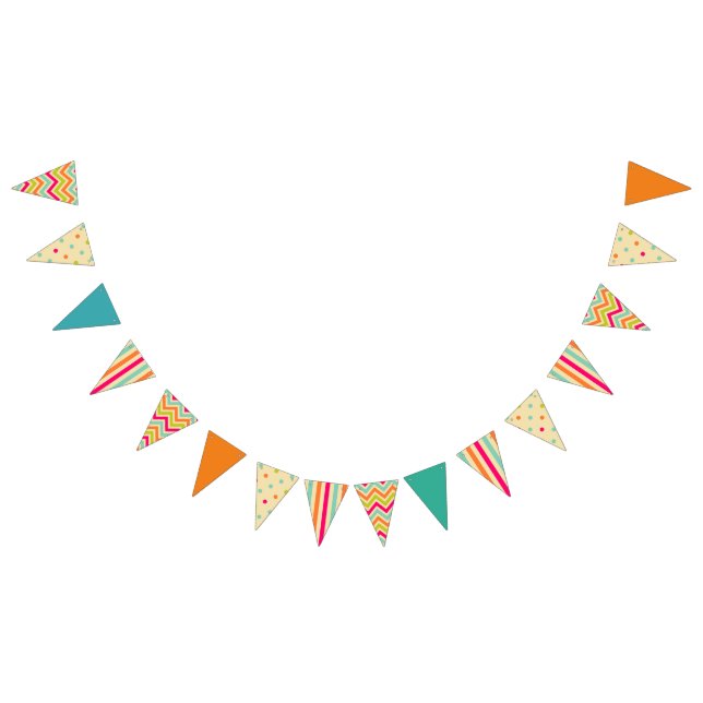 Banner de Bandera de Punto de Polka y Huella de Ch (Todo)