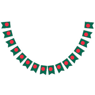 Banner de banderas de Bangladesh