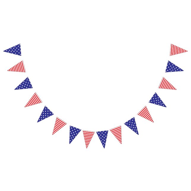 Banner de Banderas de Bunting American (Todo)