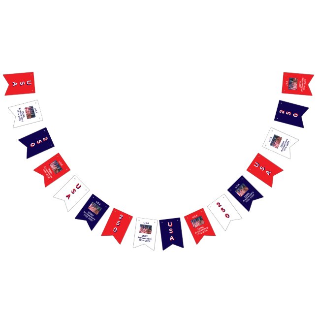 Banner de Banderas Patrióticas de Estados Unidos e (Todo)