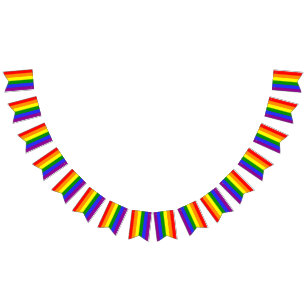 Banner de banquete con bandera Orgullo Gay de 6 co