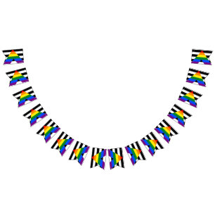 Banner de conejo con bandera de aliado directo Fie