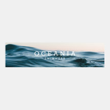 Banner De Etsy Traje de baño azul de Oceanía que calma