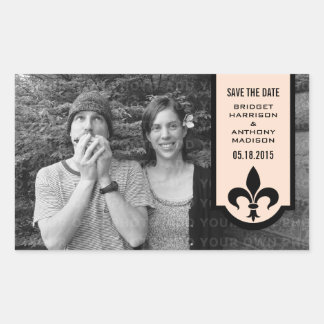 Banner de Linen Fleur De Lis Guardar Pegatinas de 