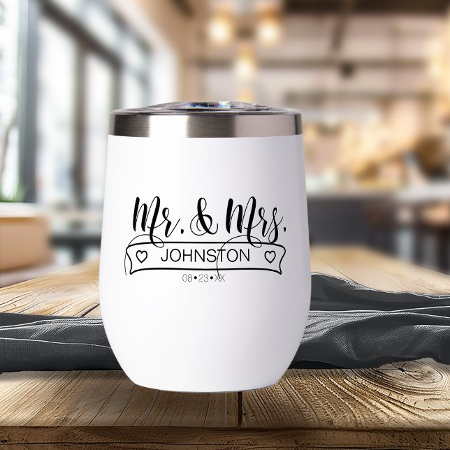 Banner de nombre recién casados Mr. & Mrs. ID668 (Subido por el creador)