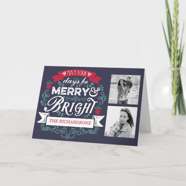 Banner de Personalizado de tipografía para Navidad (Anverso)