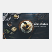 Banner De YouTube Cocina rústica que cocina clases particulares